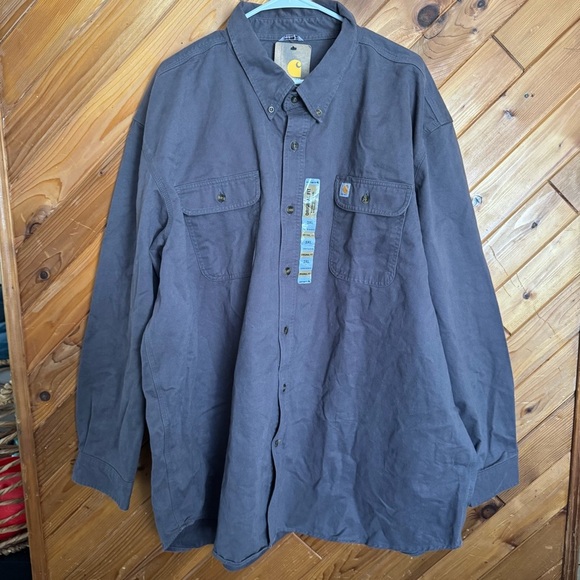 Carhartt Men's Force Relaxed Fit Lightweight Long Sleeve Shirt Size 3XL - Picture 1 of 4